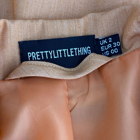 PrettyLittleThing Two Button Blazer Women's Size 0 - Picture 3 of 7